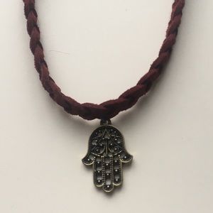 Hamsa hand choker